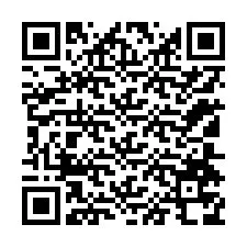 QR-код для номера телефона +12104778741