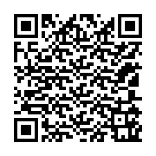 Kode QR untuk nomor Telepon +12105161005