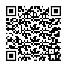 Código QR para número de telefone +12105161058