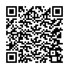 Código QR para número de telefone +12105260976