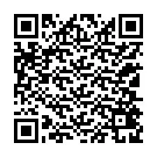 QR-Code für Telefonnummer +12105429674