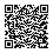 QR Code สำหรับหมายเลขโทรศัพท์ +12105431624