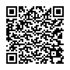 Codice QR per il numero di telefono +12105434422