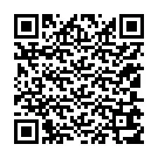 Código QR para número de teléfono +12105617012