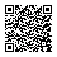 Código QR para número de telefone +12105784758