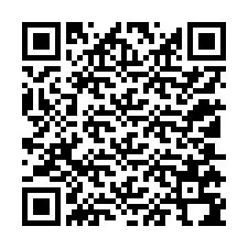 QR-Code für Telefonnummer +12105794598