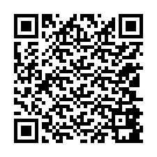 Código QR para número de teléfono +12105881876