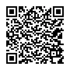 Código QR para número de teléfono +12105918637