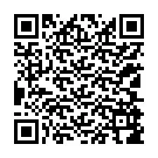 Código QR para número de telefone +12105986620