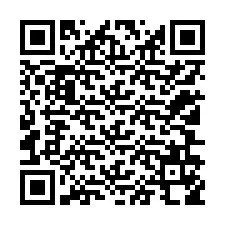 Código QR para número de teléfono +12106158529