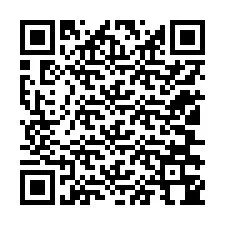 QR-Code für Telefonnummer +12106344336