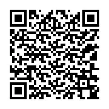 Código QR para número de teléfono +12106344410