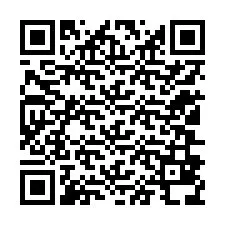 QR-koodi puhelinnumerolle +12106838076