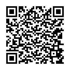 Código QR para número de teléfono +12106856076