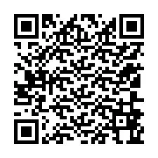 QR Code สำหรับหมายเลขโทรศัพท์ +12106864006