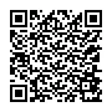 QR Code สำหรับหมายเลขโทรศัพท์ +12106871348