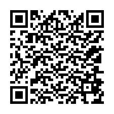 Kode QR untuk nomor Telepon +12106874189