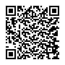 Código QR para número de telefone +12106874298