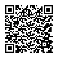 QR-code voor telefoonnummer +12106874371