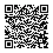 Código QR para número de teléfono +12106878506