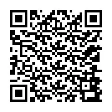 Codice QR per il numero di telefono +12106893889