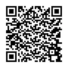 Codice QR per il numero di telefono +12106898624