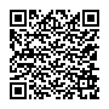 Código QR para número de teléfono +12106929986