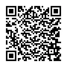 Código QR para número de teléfono +12106956536