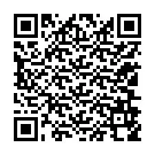 Codice QR per il numero di telefono +12106958536