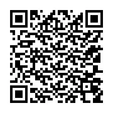 Código QR para número de telefone +12107058306