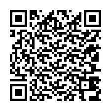 QR-koodi puhelinnumerolle +12107436822