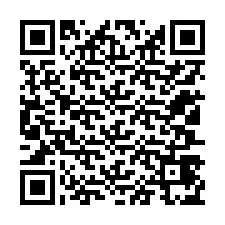 QR kód a telefonszámhoz +12107475873