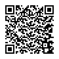 Código QR para número de teléfono +12107642536