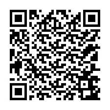 Código QR para número de telefone +12107643741