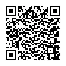 Kode QR untuk nomor Telepon +12107647606