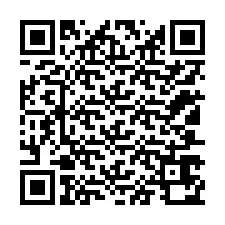 QR-koodi puhelinnumerolle +12107670891