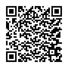 QR-koodi puhelinnumerolle +12107675534