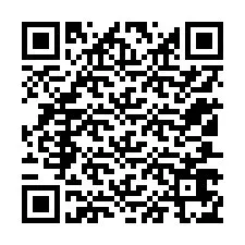 Código QR para número de teléfono +12107675983