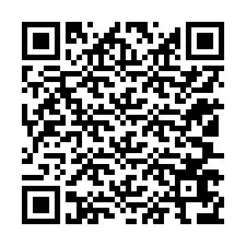 Código QR para número de teléfono +12107676732