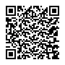 QR Code สำหรับหมายเลขโทรศัพท์ +12107746407