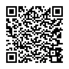 QR kód a telefonszámhoz +12107840822