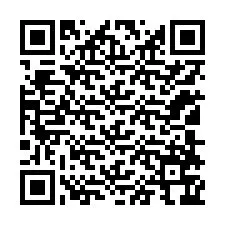 Código QR para número de teléfono +12108766645