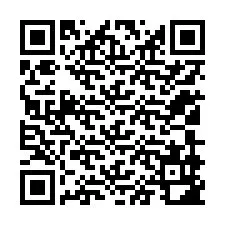 Código QR para número de teléfono +12109982503