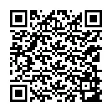 Código QR para número de teléfono +12109983762