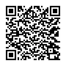 QR kód a telefonszámhoz +12122220733