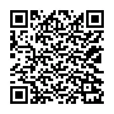 QR-koodi puhelinnumerolle +12122221239