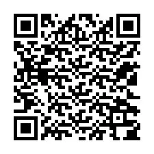 QR-koodi puhelinnumerolle +12122304313