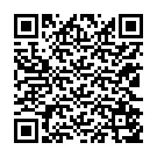 Kode QR untuk nomor Telepon +12122557562