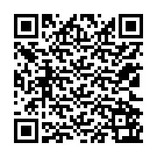 Código QR para número de teléfono +12122563603