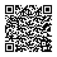 QR-koodi puhelinnumerolle +12122563605